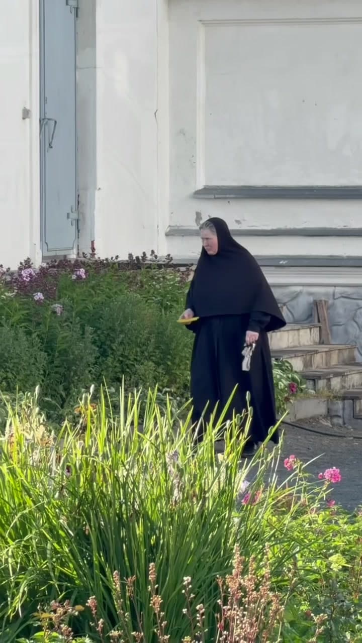 Кадр видео с прошлого потока практикума в монастыре
